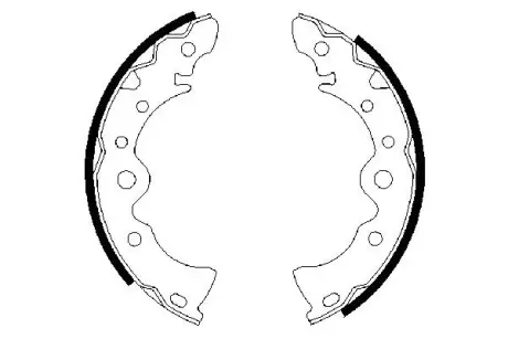 Комплект тормозных колодок BOSCH 0986487398