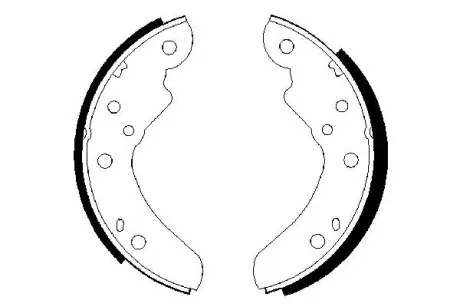 Комплект тормозных колодок BOSCH 0986487420