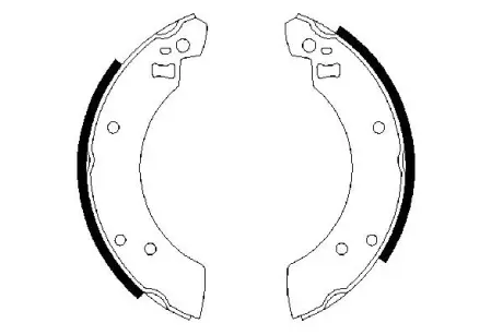 Комплект тормозных колодок BOSCH 0986487475