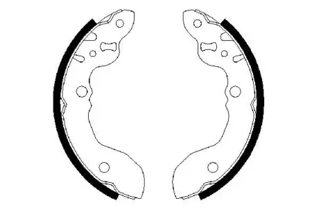 Комплект тормозных колодок BOSCH 0986487490