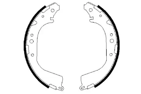 Комплект тормозных колодок BOSCH 0986487530