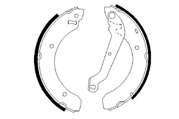 Комплект тормозных колодок BOSCH 0986487540 (фото 1)