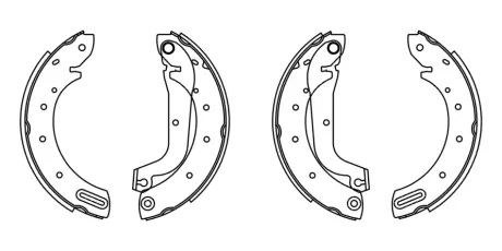Комплект тормозных колодок BOSCH 0986487566