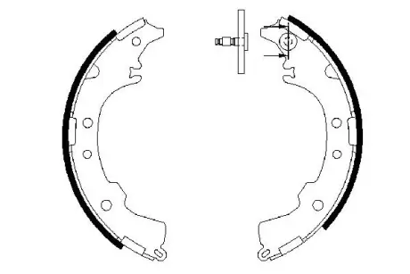 Комплект тормозных колодок BOSCH 0986487588