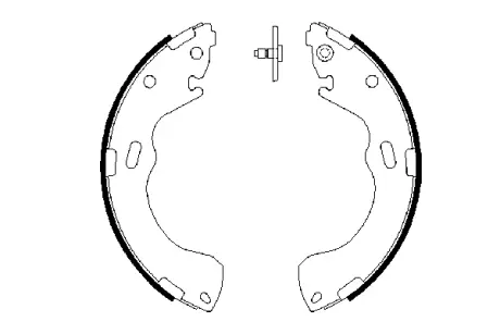 Комплект тормозных колодок BOSCH 0986487631
