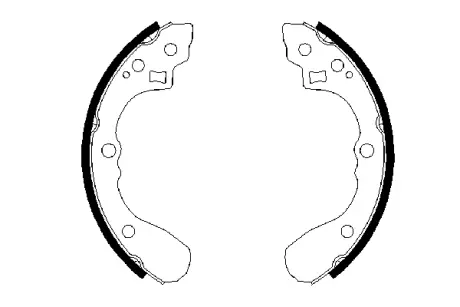 Комплект тормозных колодок BOSCH 0986487636