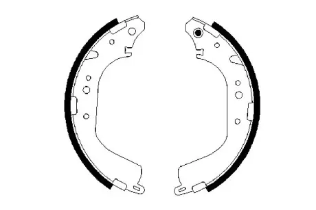 Комплект тормозных колодок BOSCH 0986487651