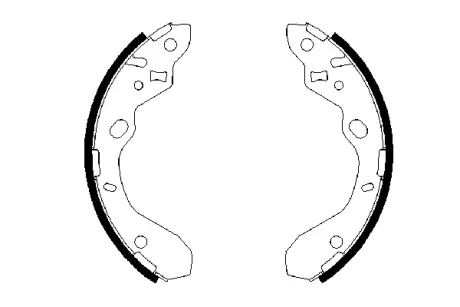 Комплект тормозных колодок BOSCH 0986487652