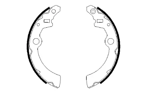 Комплект тормозных колодок BOSCH 0986487682