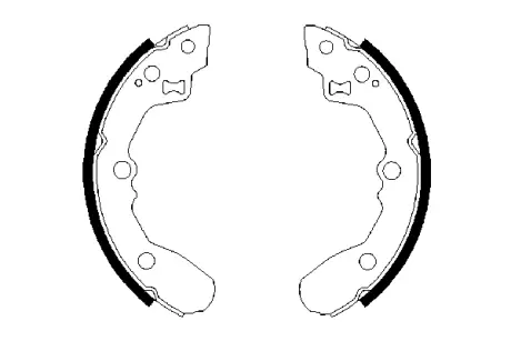 Комплект тормозных колодок BOSCH 0986487688