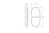 Комплект тормозных колодок, дисковый тормоз BOSCH 0986493180 (фото 1)
