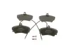 Комплект тормозных колодок, дисковый тормоз BOSCH 0986494056 (фото 1)