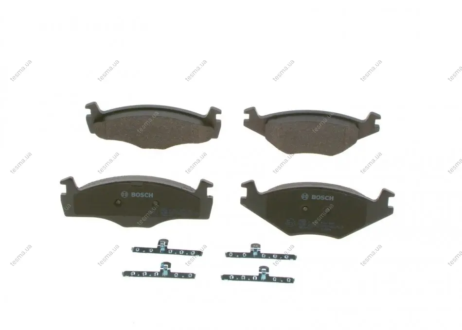 Комплект тормозных колодок, дисковый тормоз BOSCH 0986494057 (фото 1)