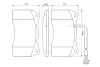 Комплект тормозных колодок, дисковый тормоз BOSCH 0986494067 (фото 5)