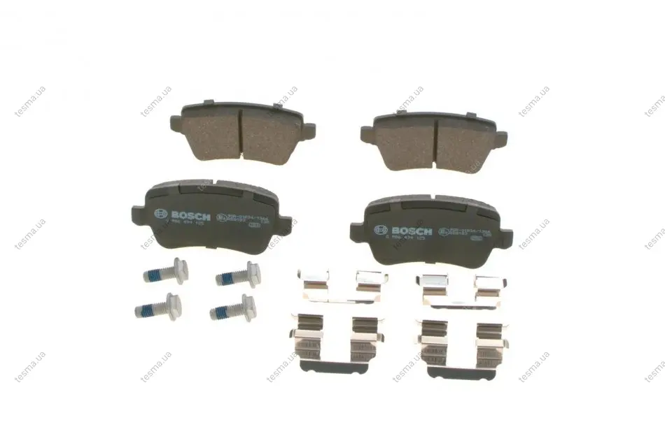 Комплект тормозных колодок, дисковый тормоз BOSCH 0986494125 (фото 1)