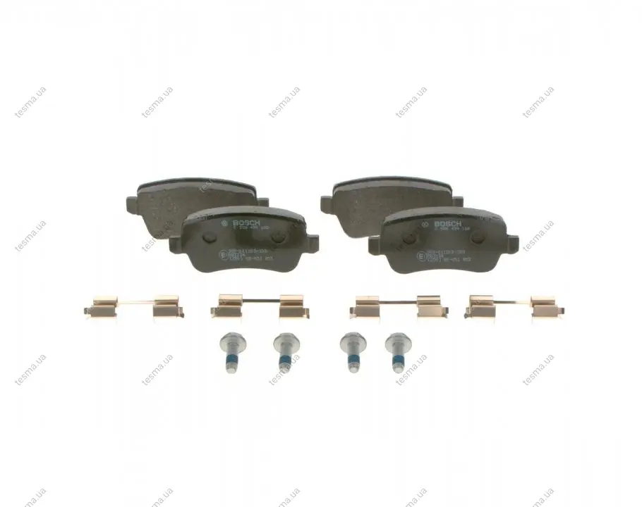 Комплект тормозных колодок, дисковый тормоз BOSCH 0986494126 (фото 1)