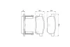 Комплект тормозных колодок, дисковый тормоз BOSCH 0986494128 (фото 7)