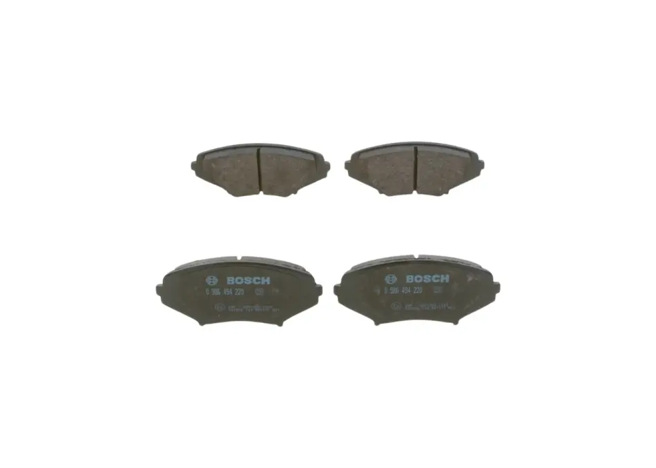 Комплект тормозных колодок, дисковый тормоз BOSCH 0986494220 (фото 1)