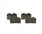 Комплект тормозных колодок, дисковый тормоз BOSCH 0986494267 (фото 2)