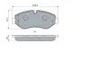 Комплект тормозных колодок, дисковый тормоз BOSCH 0986494293 (фото 5)