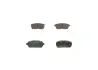 Комплект тормозных колодок, дисковый тормоз BOSCH 0986494312 (фото 3)