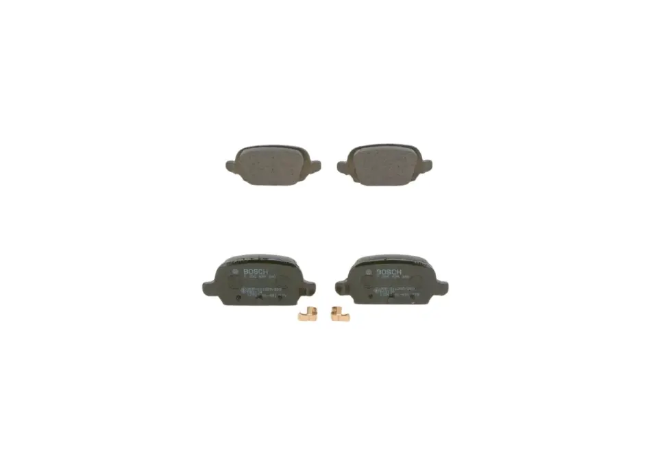 Комплект тормозных колодок, дисковый тормоз BOSCH 0986494340 (фото 1)