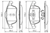 Комплект тормозных колодок, дисковый тормоз BOSCH 0986494381 (фото 6)