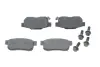 Колодки гальмівні (задні) Honda Civic V/VI 91-00/CRX III 92-98/Jazz III/IV 02-/City V 08- BOSCH 0986494392 (фото 1)