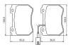 Колодки гальмівні дискові BOSCH 0986494402 (фото 4)