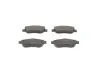 Комплект тормозных колодок, дисковый тормоз BOSCH 0986494454 (фото 1)