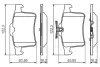 Комплект тормозных колодок, дисковый тормоз BOSCH 0986494480 (фото 5)
