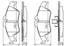 Комплект тормозных колодок, дисковый тормоз BOSCH 0986494504 (фото 7)