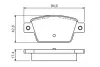 Колодки гальмівні (задні) Fiat Bravo II 07-14/Stilo 01-08/Linea 07-/Multipla 99-10/Lancia Delta 08- BOSCH 0986494536 (фото 5)