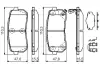 комплект тормозных колодок, дисковый тормоз BOSCH 0986494608 - фото 7