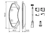 Гальмівні колодки. дискові BOSCH 0986494613 (фото 5)