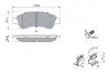 Гальмівні колодки. дискові BOSCH 0986494623 (фото 7)