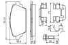 Гальмівні колодки. дискові BOSCH 0986494629 (фото 7)