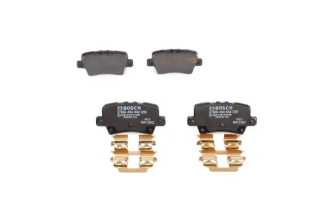 Комплект гальмівних колодок задн, HONDA CIVIC VIII 1.4-2.2D 09.05-01.12 BOSCH 0986494642