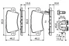 Комплект гальмівних колодок задн, HONDA CIVIC VIII 1.4-2.2D 09.05-01.12 BOSCH 0986494642 (фото 7)