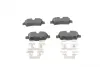 Комплект гальмівних колодок задн, MINI (R56), (R57), (R58), (R59), CLUBMAN (R55), CLUBVAN (R55) 1.4-2.0D 09.06-06.15 BOSCH 0986494645 (фото 5)