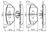 Гальмівні колодки. дискові BOSCH 0986494683 (фото 5)