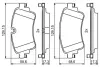 Колодки гальмівні (задні) Audi A4/A5/Q5/Q7 2.0 TFSI/TDI/3.0 TDI 15- (TRW) BOSCH 0 986 494 833 (фото 2)