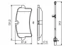 A_Колодки гальмівні дискові AUDI/ PORSCHE A8/S8/Macan \'\'R BOSCH 0986494841 (фото 7)