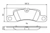 Колодки гальмівні дискові PORSCHE - знято з вир-ва BOSCH 0986494869 (фото 7)