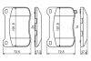 Гальмівні колодки дискові BOSCH 0986494872 (фото 7)
