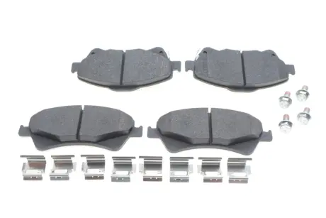 Колодки гальмівні (передні) Toyota Avensis/Verso 08-18/Auris 06-15 (з прижимною пластиною) BOSCH 0 986 494 932