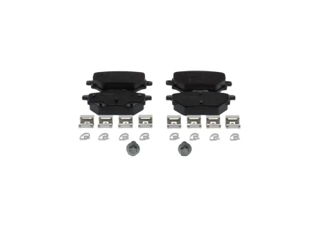Комплект гальмівних колодок задн, DS DS 3 / DS 3, DS 4 II, N°4 ABARTH 600E ALFA ROMEO JUNIOR CITROEN BERLINGO, C3 AIRCROSS II, C3 IV, C4 GRAND PICASSO II, C4 III 1.2-Electric 02.13- BOSCH 0986494998