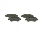 Комплект тормозных колодок, дисковый тормоз BOSCH 0986495085 (фото 1)