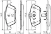 Комплект тормозных колодок, дисковый тормоз BOSCH 0986495118 (фото 1)