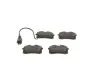 Комплект тормозных колодок, дисковый тормоз BOSCH 0986495239 (фото 4)